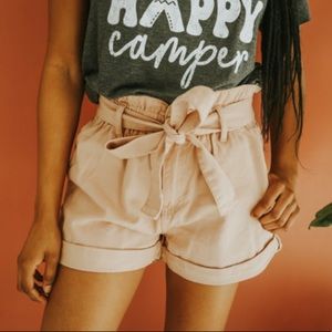 WISHLIST Paperbag Shorts in Twig